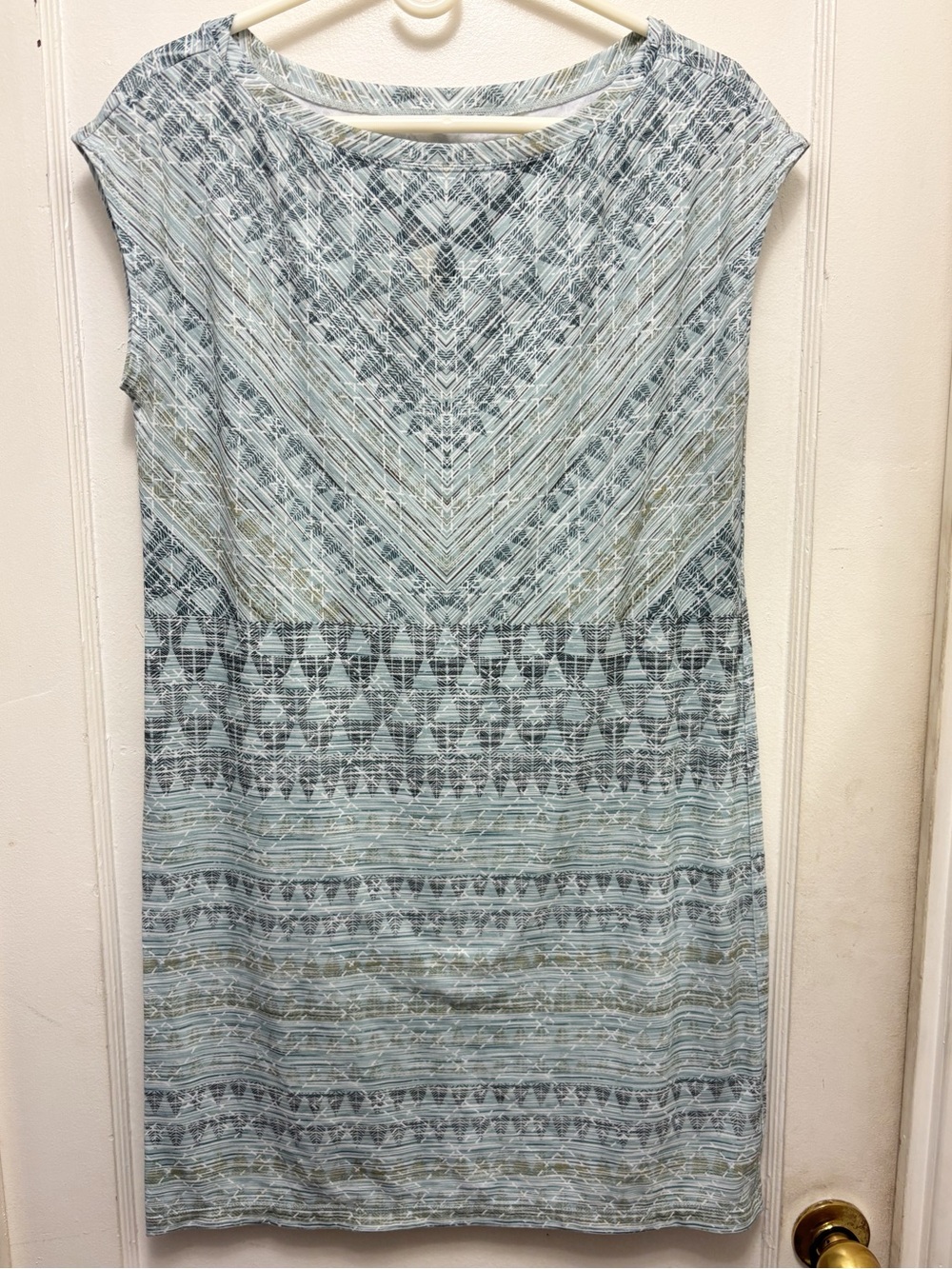 prAna Women's Sanna T-Shirt Shift Dress Size Medium Sleeveless